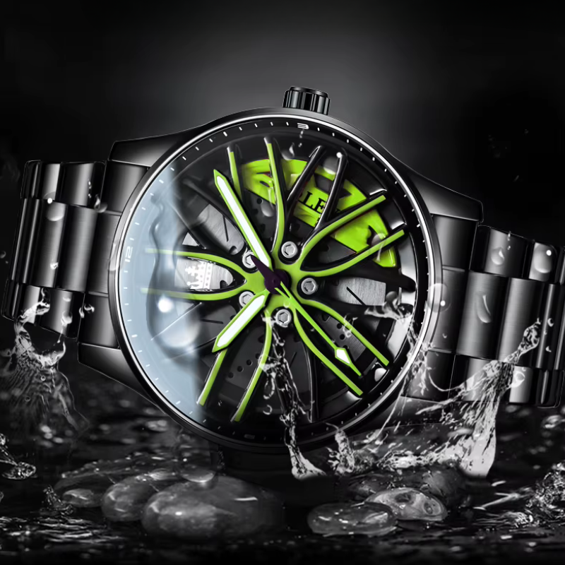 OLEVS Wheel hub watch - Reloj Deportivo para Hombre