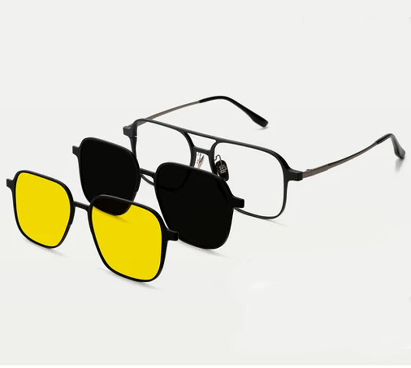 Gafas con clip magnético