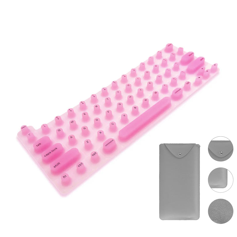 Funda de teclado para uñas largas