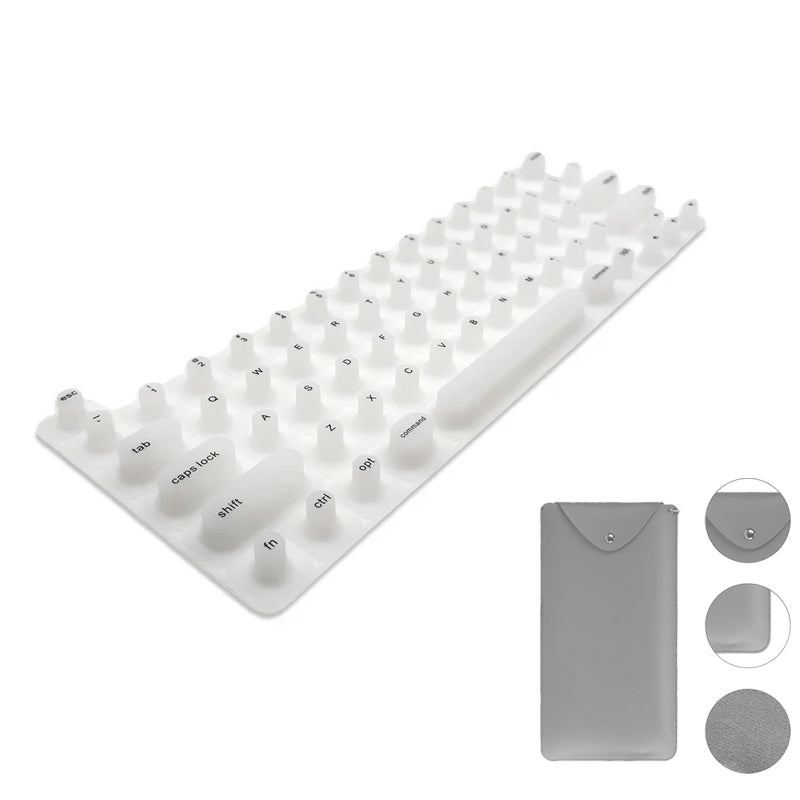 Funda de teclado para uñas largas