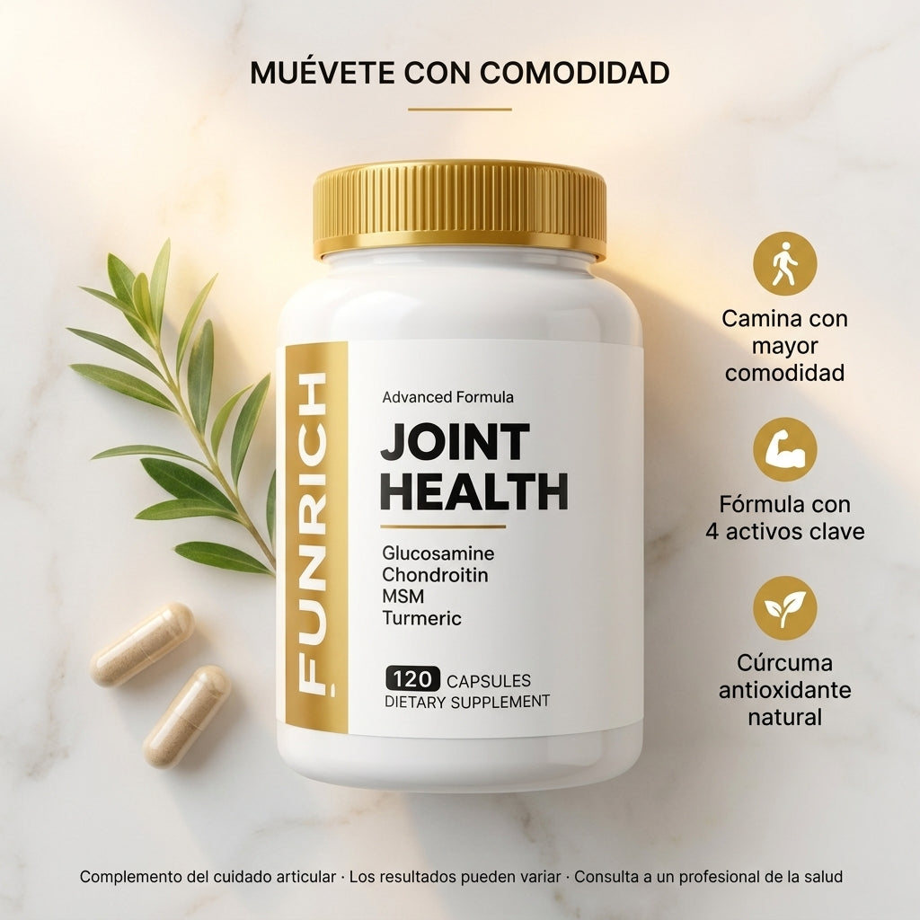 Joint Health™ Suplemento Articular Glucosamina y Cúrcuma
