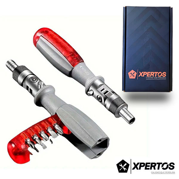 Xpertos™ Destornillador Trinquete Multifuncional