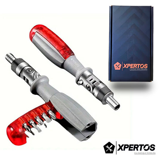 Xpertos™ Destornillador Trinquete Multifuncional