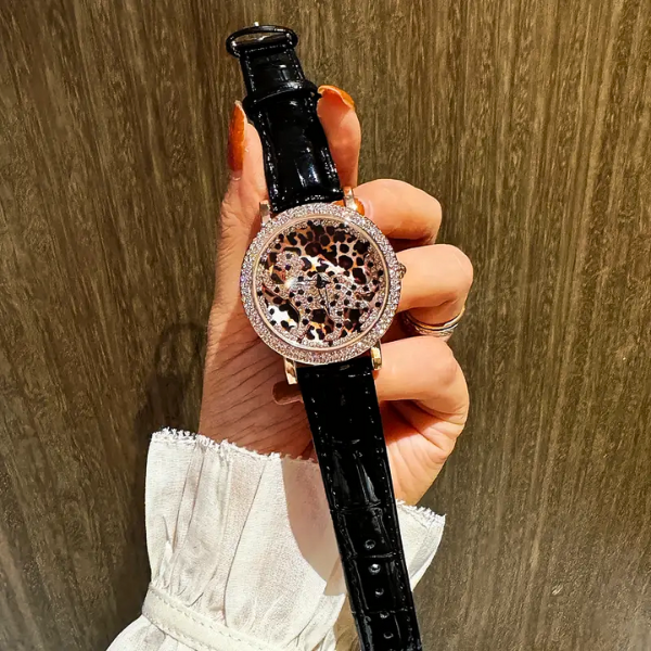 Jaguar™ Reloj de Lujo + Caja de Cuero