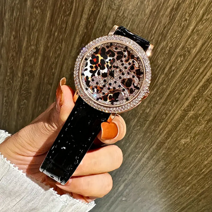 Jaguar™ Reloj de Lujo + Caja de Cuero