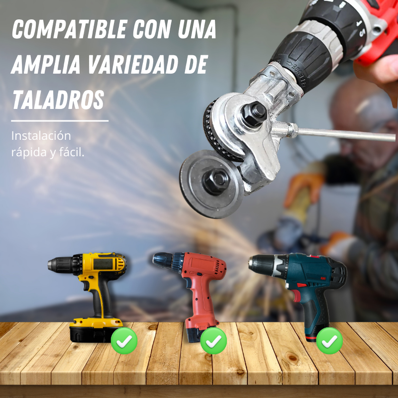 DrillPower™ - Pack de Herramientas de Corte para Taladro