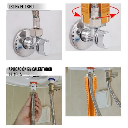 MultiFixKey™ - Llave Multifuncional 8 En 1 para Gasfitería