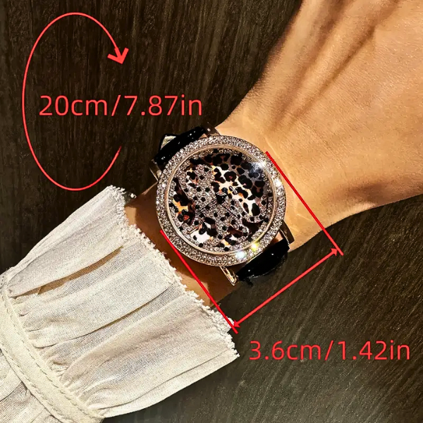 Jaguar™ Reloj de Lujo + Caja de Cuero