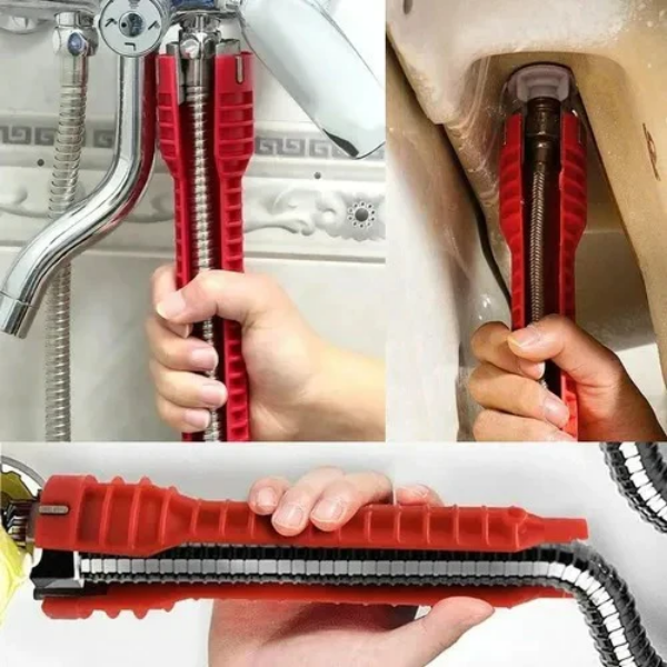 MultiFixKey™ - Llave Multifuncional 8 En 1 para Gasfitería