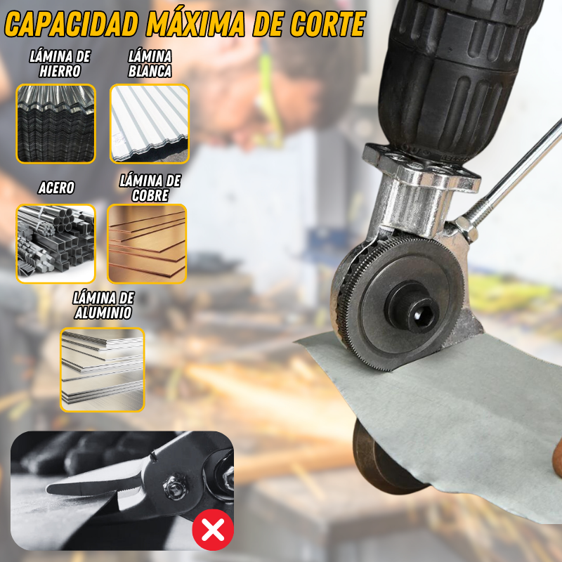 DrillPower™ - Pack de Herramientas de Corte para Taladro