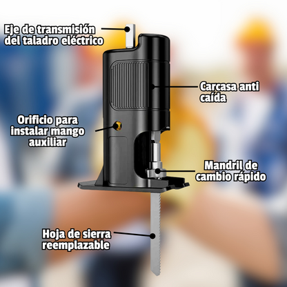 DrillSaw™ Convierte tu Taladro en una Máquina de Corte Profesional