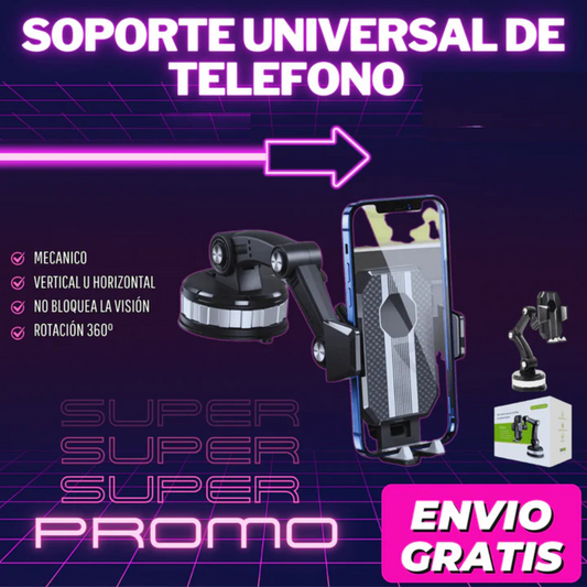 SOPORTE UNIVERSAL DE TELEFONO 360°