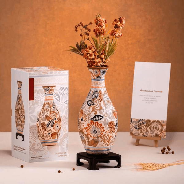 💐🧩✨Jarrón de Arte 3D en Puzzle