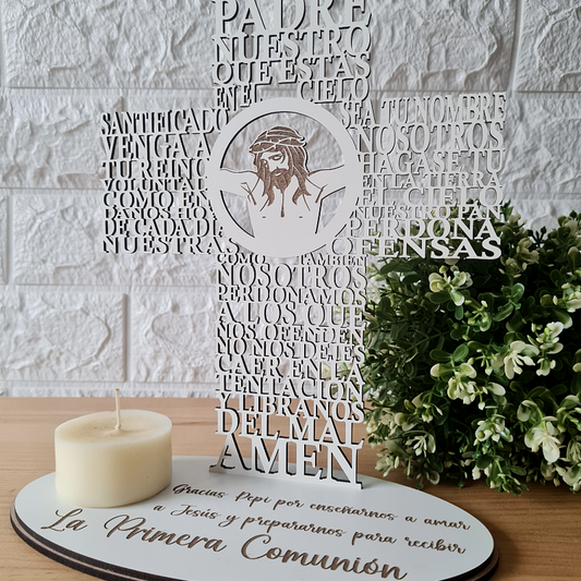 Cruz del Padre Nuestro - Mi Primera Comunión 📿