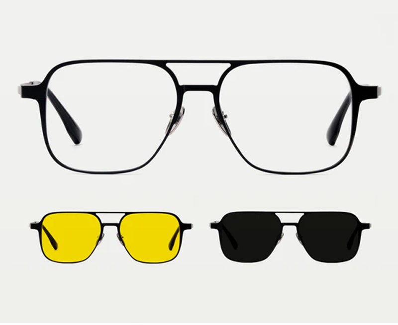 Gafas con clip magnético