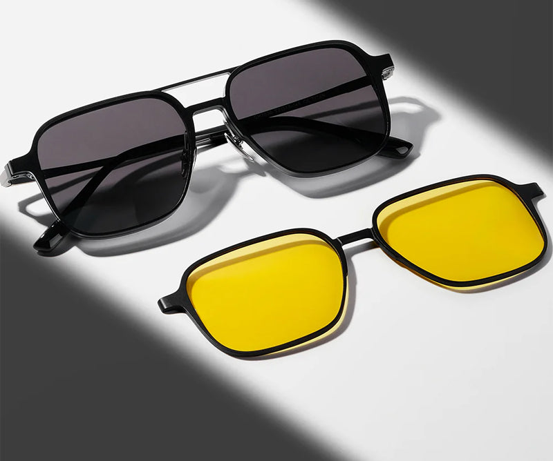 Gafas con clip magnético
