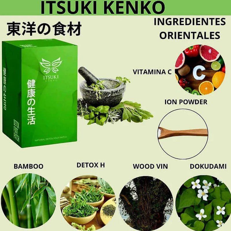 Parches Detox-ITSUKI KENKO ( Desintoxicacion 100% Natural )