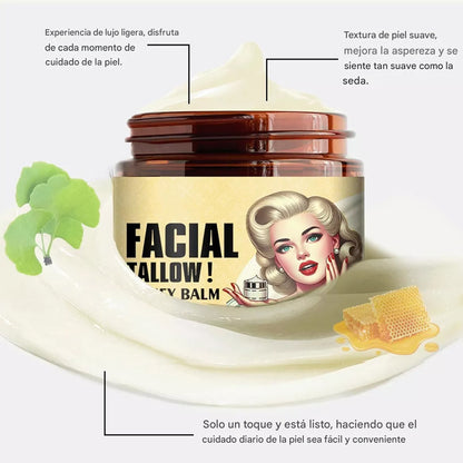 Bálsamo Facial Hidratante De Sebo De Res y Miel