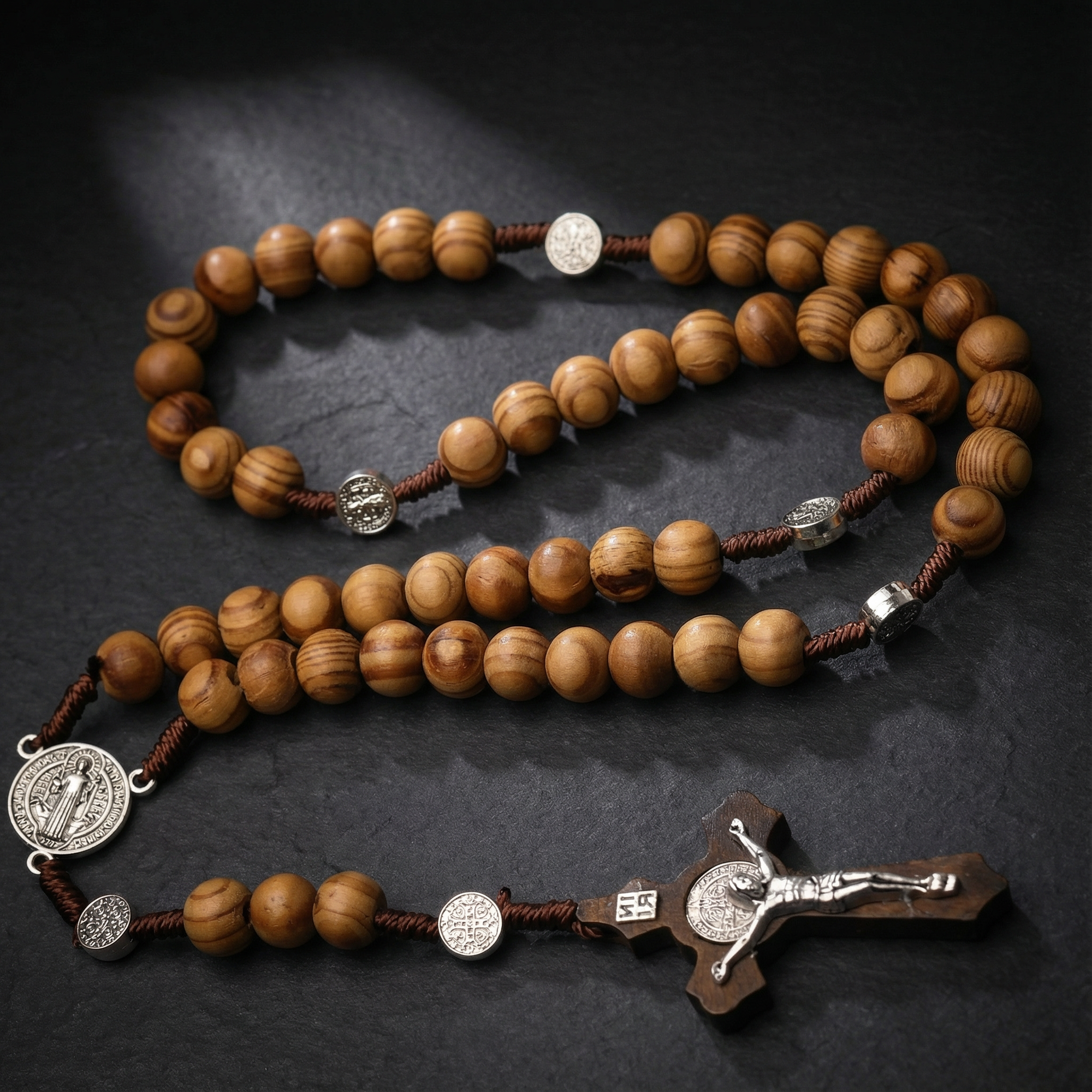Rosario Artesanal de Palo Santo