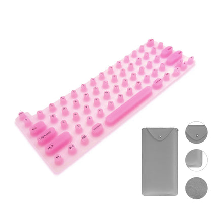 Funda de teclado para uñas largas